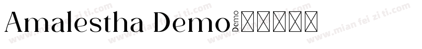 Amalestha Demo字体转换